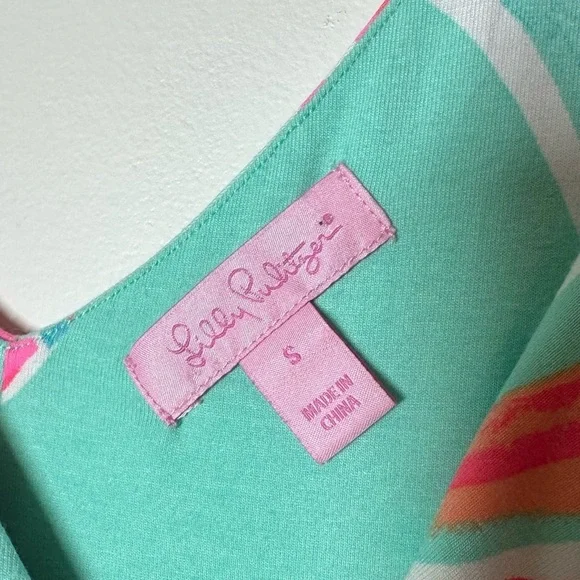 Lilly Pulitzer Sloane Maxi Dress Minty Fresh on the Rocks Small‎ - Picture 4 of 6